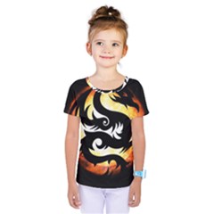 Dragon Fire Monster Creature Kids  One Piece Tee