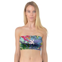 Dubai Abstract Art Bandeau Top