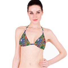 Dubai Abstract Art Bikini Top by Nexatart