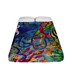 Dubai Abstract Art Fitted Sheet (full/ Double Size)