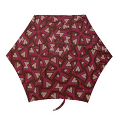 Digital Raspberry Pink Colorful Mini Folding Umbrellas