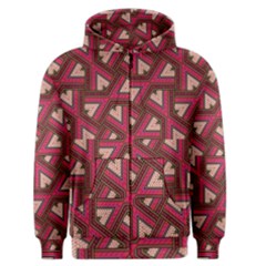 Digital Raspberry Pink Colorful Men s Zipper Hoodie by Nexatart