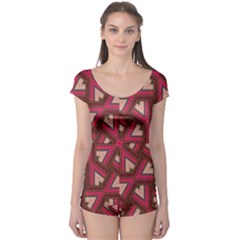 Digital Raspberry Pink Colorful Boyleg Leotard  by Nexatart