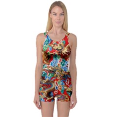 Dragons China Thailand Ornament One Piece Boyleg Swimsuit by Nexatart