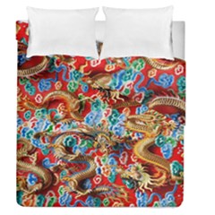 Dragons China Thailand Ornament Duvet Cover Double Side (queen Size)