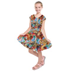 Dragons China Thailand Ornament Kids  Short Sleeve Dress