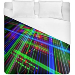 Electronics Board Computer Trace Duvet Cover (king Size)