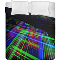 Electronics Board Computer Trace Duvet Cover Double Side (california King Size)