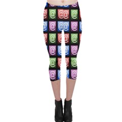 Email At Internet Computer Web Capri Leggings  by Nexatart