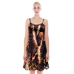 Fabric Yikes Texture Spaghetti Strap Velvet Dress