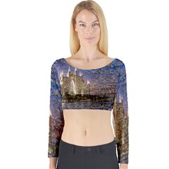 Dubai Long Sleeve Crop Top