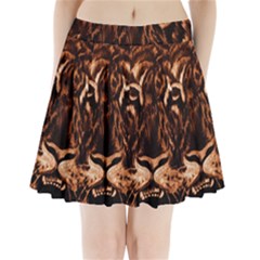 Eye Of The Tiger Pleated Mini Skirt