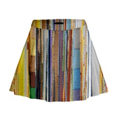 Fabric Mini Flare Skirt