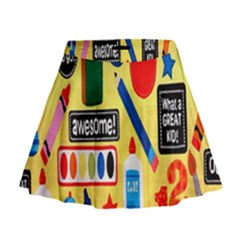 Fabric Cloth Textile Clothing Mini Flare Skirt