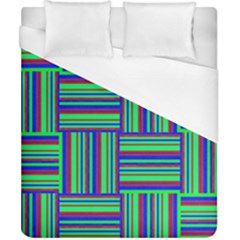 Fabric Pattern Design Cloth Stripe Duvet Cover (california King Size)