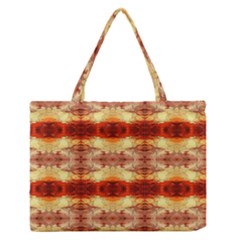 Fabric Design Pattern Color Medium Zipper Tote Bag