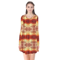 Fabric Design Pattern Color Flare Dress