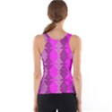 Fabric Textile Design Purple Pink Tank Top View2