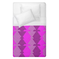 Fabric Textile Design Purple Pink Duvet Cover (single Size)