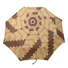 Fabric Textile Tiered Fashion Folding Umbrellas