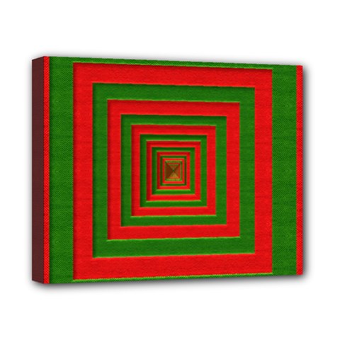 Fabric Texture 3d Geometric Vortex Canvas 10  X 8 