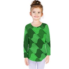 Fabric Textile Texture Surface Kids  Long Sleeve Tee