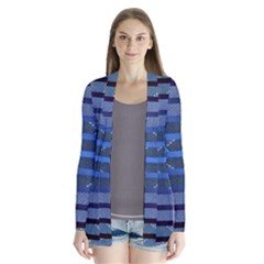 Fabric Texture Alternate Direction Cardigans