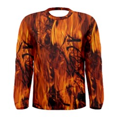 Fire Easter Easter Fire Flame Men s Long Sleeve Tee by Nexatart