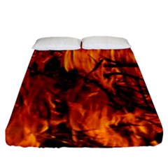 Fire Easter Easter Fire Flame Fitted Sheet (king Size)