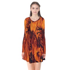 Fire Easter Easter Fire Flame Flare Dress