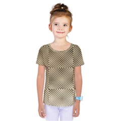 Fashion Style Glass Pattern Kids  One Piece Tee