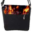 Fire Embers Flame Heat Flames Hot Flap Messenger Bag (S) View1