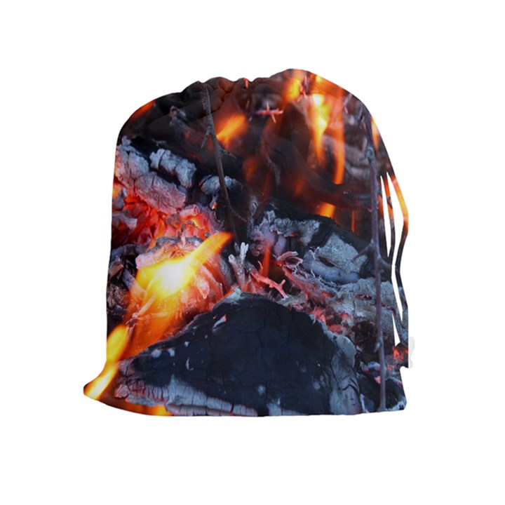 Fire Embers Flame Heat Flames Hot Drawstring Pouches (Extra Large)