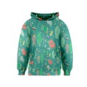 Floral Elegant Background Kids  Pullover Hoodie View1