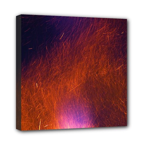 Fire Radio Spark Fire Geiss Mini Canvas 8  X 8  by Nexatart