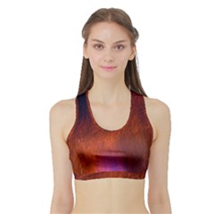 Fire Radio Spark Fire Geiss Sports Bra With Border by Nexatart