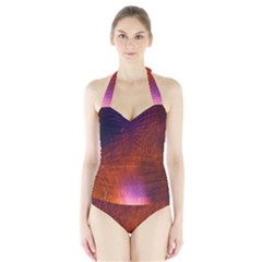 Fire Radio Spark Fire Geiss Halter Swimsuit