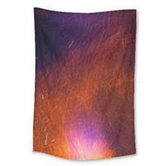 Fire Radio Spark Fire Geiss Large Tapestry by Nexatart