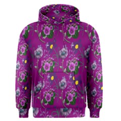 Flower Pattern Men s Pullover Hoodie