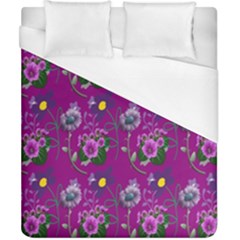 Flower Pattern Duvet Cover (california King Size)