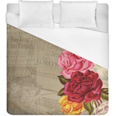 Flower Floral Bouquet Background Duvet Cover (king Size)