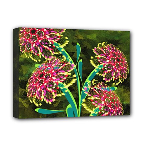 Flowers Abstract Decoration Deluxe Canvas 16  X 12   by Nexatart