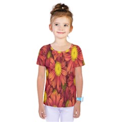 Flowers Nature Plants Autumn Affix Kids  One Piece Tee