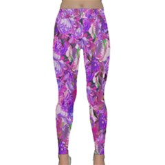 Flowers Abstract Digital Art Classic Yoga Leggings by Nexatart