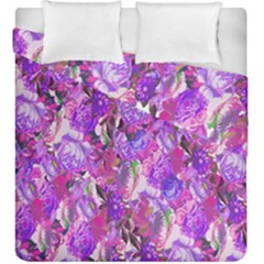 Flowers Abstract Digital Art Duvet Cover Double Side (king Size)