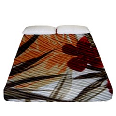 Fall Colors Fitted Sheet (california King Size)