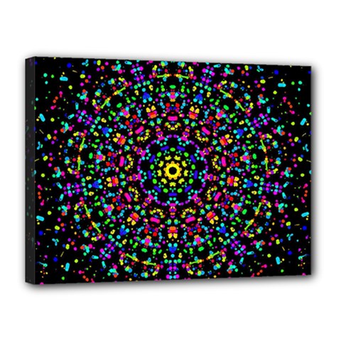 Fractal Texture Canvas 16  X 12  by Nexatart