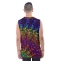 Fractal Art Design Colorful Men s Basketball Tank Top View2