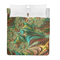 Fractal Artwork Pattern Digital Duvet Cover Double Side (full/ Double Size)