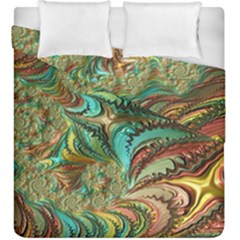 Fractal Artwork Pattern Digital Duvet Cover Double Side (king Size)